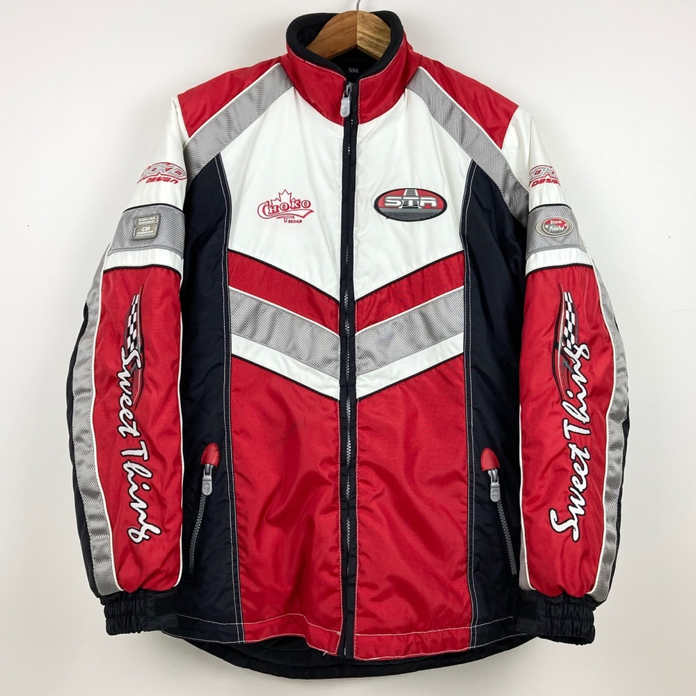 Choko Designs Women’s STR Sweet Thing Snowmobile Jacket Red Black Size Small